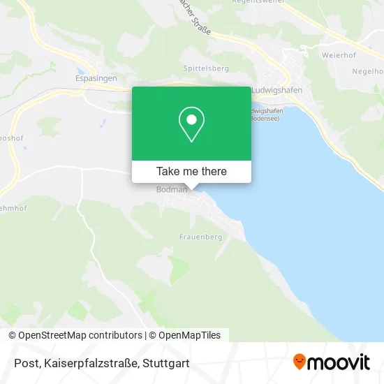 Карта Post, Kaiserpfalzstraße