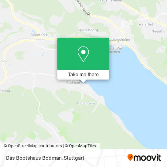 Карта Das Bootshaus Bodman