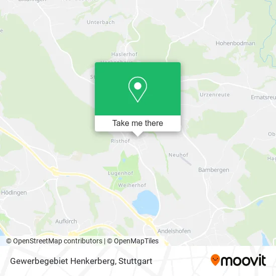 Карта Gewerbegebiet Henkerberg