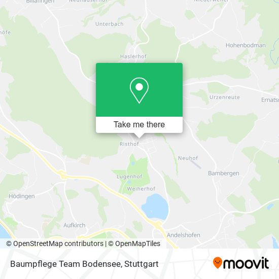 Baumpflege Team Bodensee map