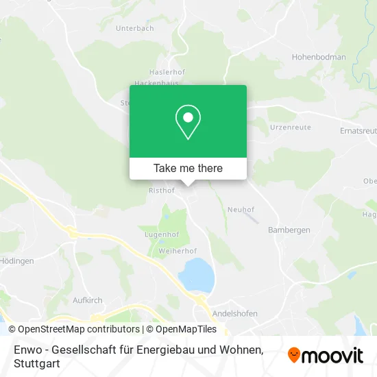 Карта Enwo - Gesellschaft für Energiebau und Wohnen