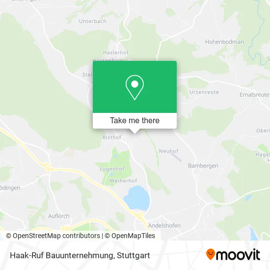 Карта Haak-Ruf Bauunternehmung