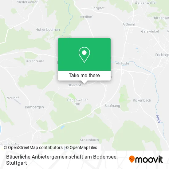 Карта Bäuerliche Anbietergemeinschaft am Bodensee
