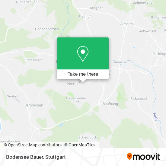Карта Bodensee Bauer