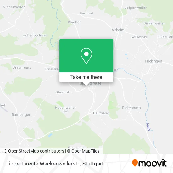 Карта Lippertsreute Wackenweilerstr.