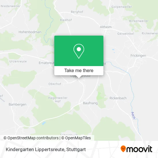 Карта Kindergarten Lippertsreute