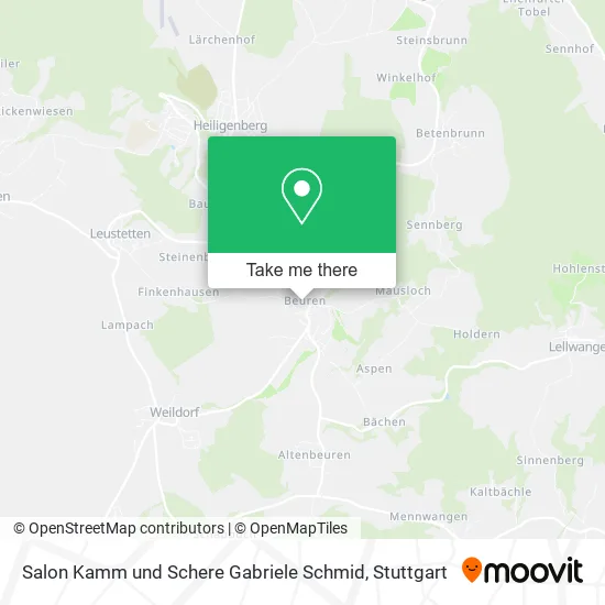 Карта Salon Kamm und Schere Gabriele Schmid