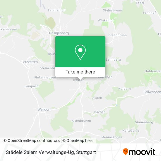 Städele Salem Verwaltungs-Ug map