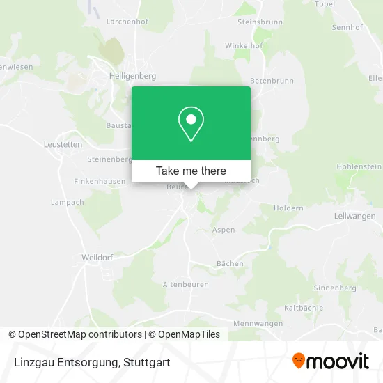 Linzgau Entsorgung map