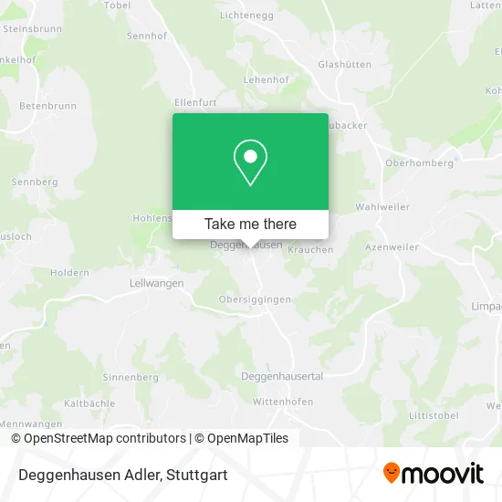 Карта Deggenhausen Adler