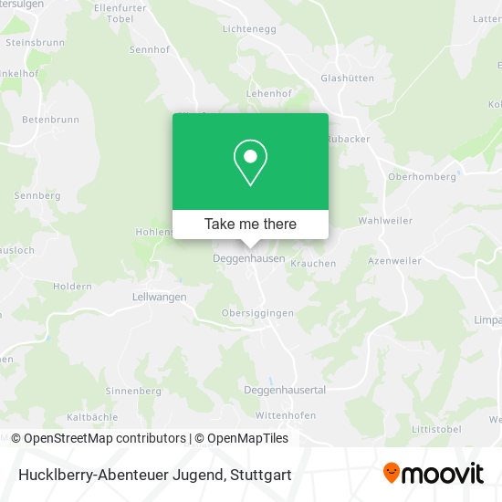 Hucklberry-Abenteuer Jugend map