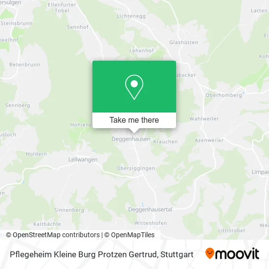 Карта Pflegeheim Kleine Burg Protzen Gertrud