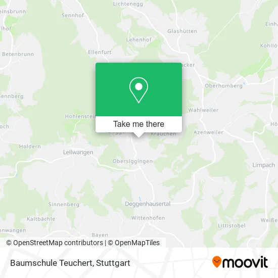 Карта Baumschule Teuchert