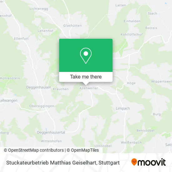 Карта Stuckateurbetrieb Matthias Geiselhart
