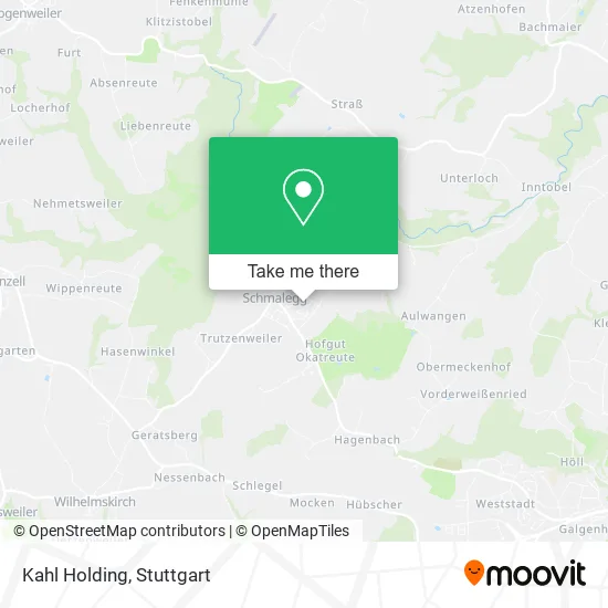 Карта Kahl Holding