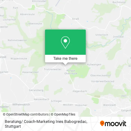 Карта Beratung/ Coach-Marketing Ines Babogredac