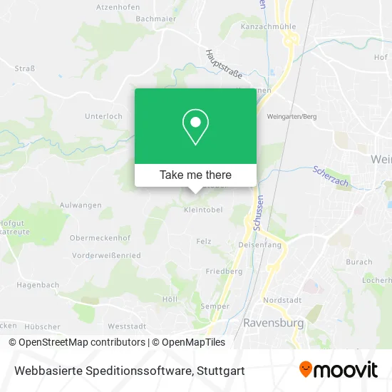 Карта Webbasierte Speditionssoftware