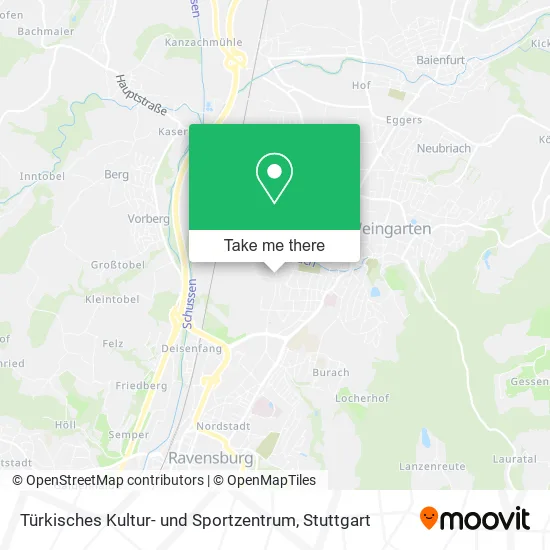 Карта Türkisches Kultur- und Sportzentrum