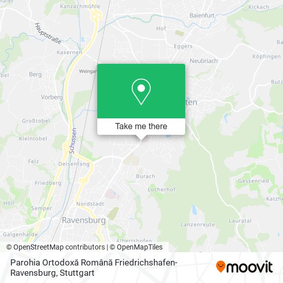 Parohia Ortodoxă Română Friedrichshafen-Ravensburg map