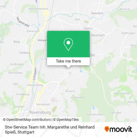 Карта Stw-Service Team Inh. Margarethe und Reinhard Spieß