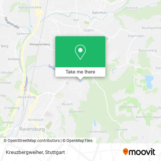 Карта Kreuzbergweiher