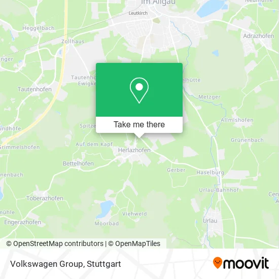 Карта Volkswagen Group