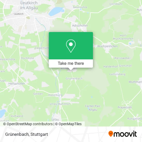 Карта Grünenbach