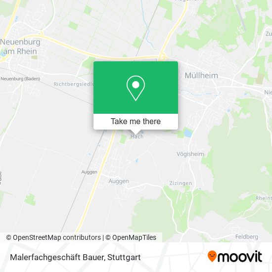 Malerfachgeschäft Bauer map