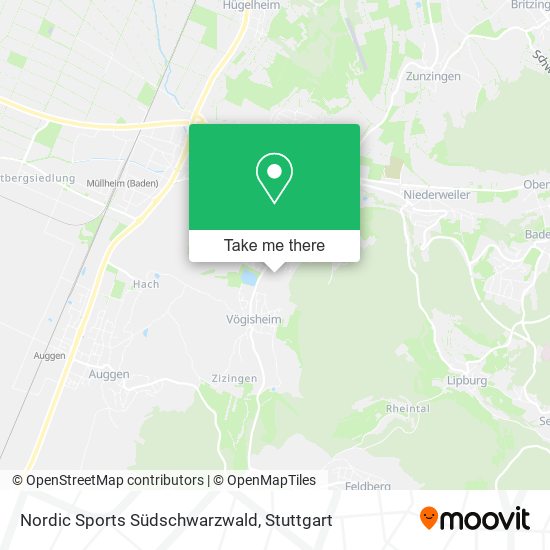 Nordic Sports Südschwarzwald map