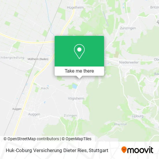 Карта Huk-Coburg Versicherung Dieter Ries