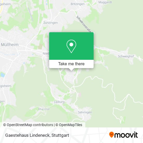 Gaestehaus Lindeneck map