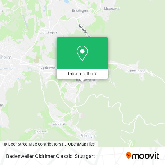 Badenweiler Oldtimer Classic map