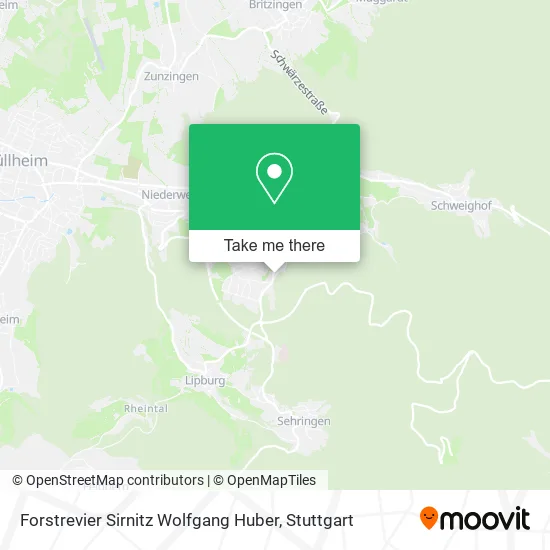Карта Forstrevier Sirnitz Wolfgang Huber