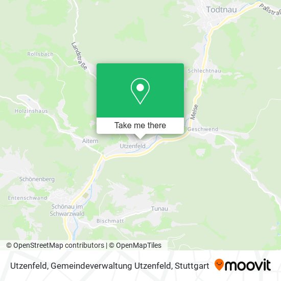 Utzenfeld, Gemeindeverwaltung Utzenfeld map