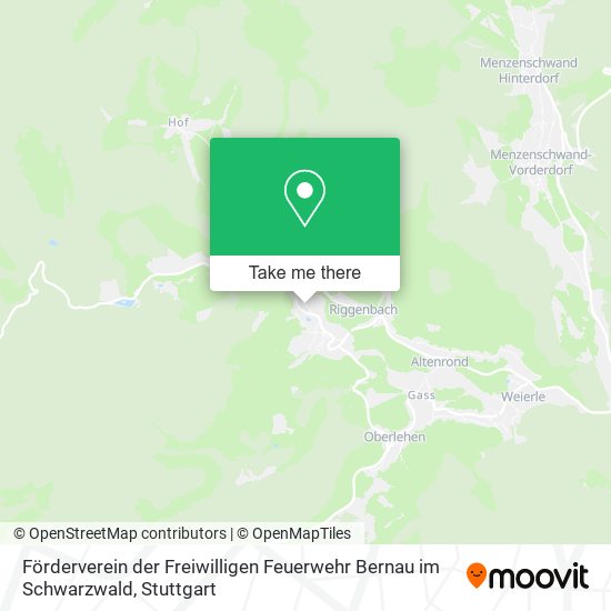 Förderverein der Freiwilligen Feuerwehr Bernau im Schwarzwald map