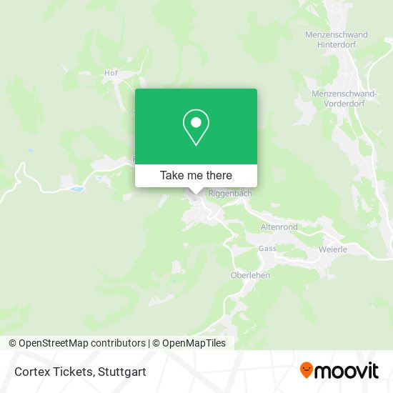 Cortex Tickets map