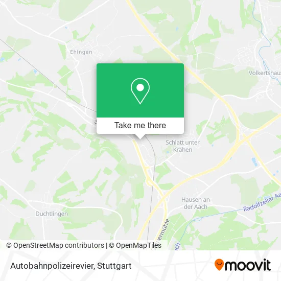 Autobahnpolizeirevier map