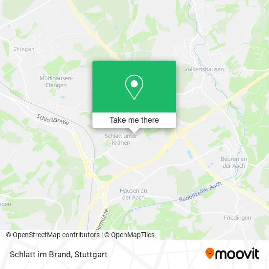 Schlatt im Brand map