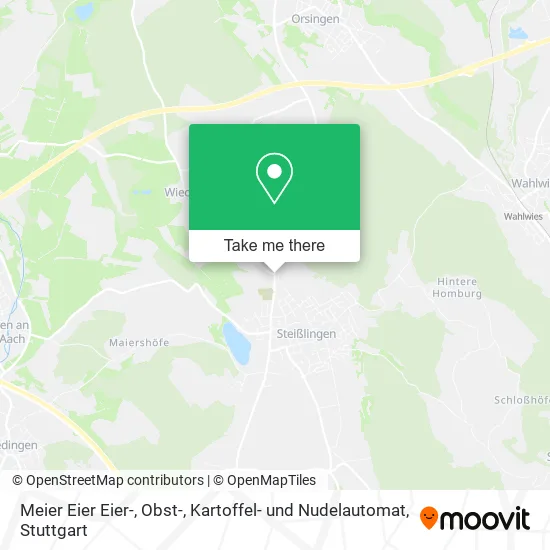 Карта Meier Eier Eier-, Obst-, Kartoffel- und Nudelautomat