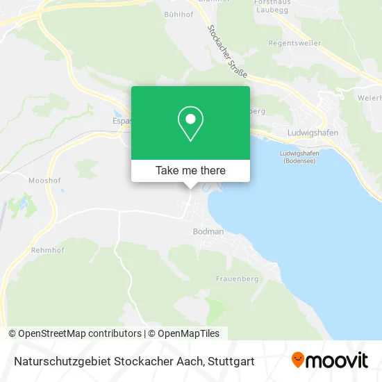 Карта Naturschutzgebiet Stockacher Aach