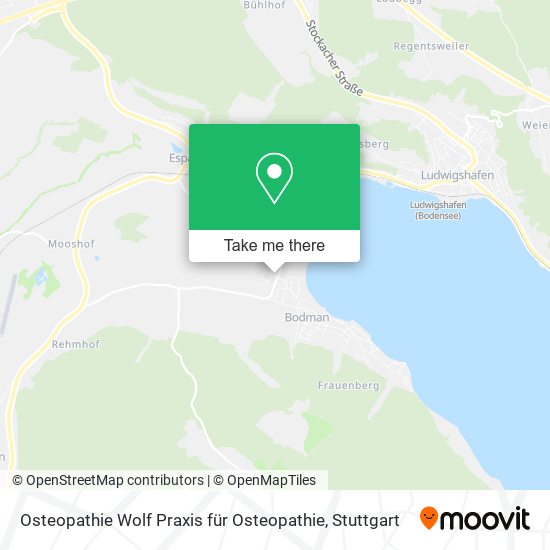 Osteopathie Wolf Praxis für Osteopathie map