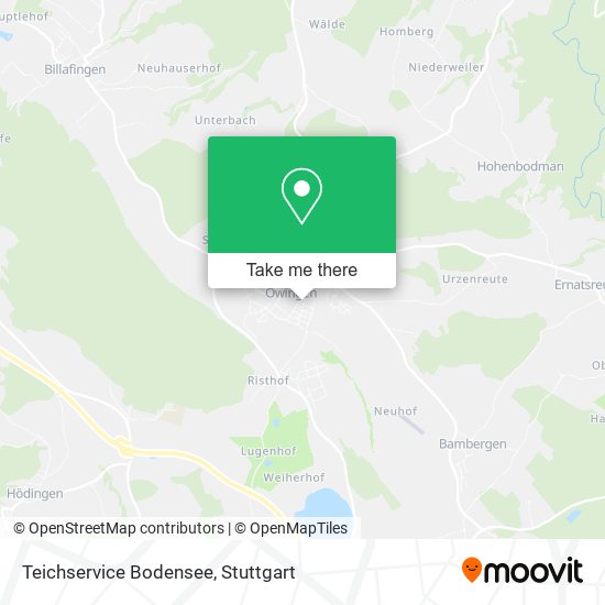 Карта Teichservice Bodensee