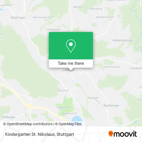 Kindergarten St. Nikolaus map