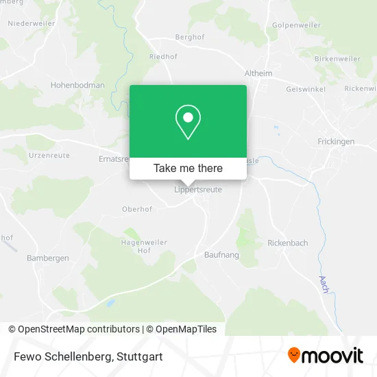 Карта Fewo Schellenberg