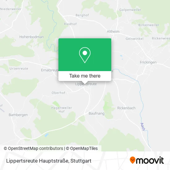 Карта Lippertsreute Hauptstraße