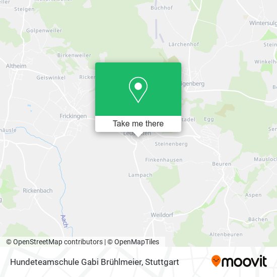 Hundeteamschule Gabi Brühlmeier map