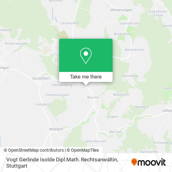 Карта Vogt Gerlinde Isolde Dipl.Math. Rechtsanwältin