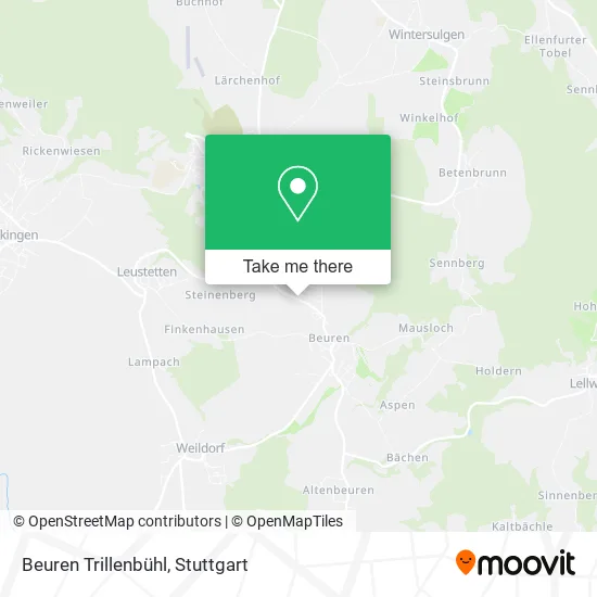 Карта Beuren Trillenbühl