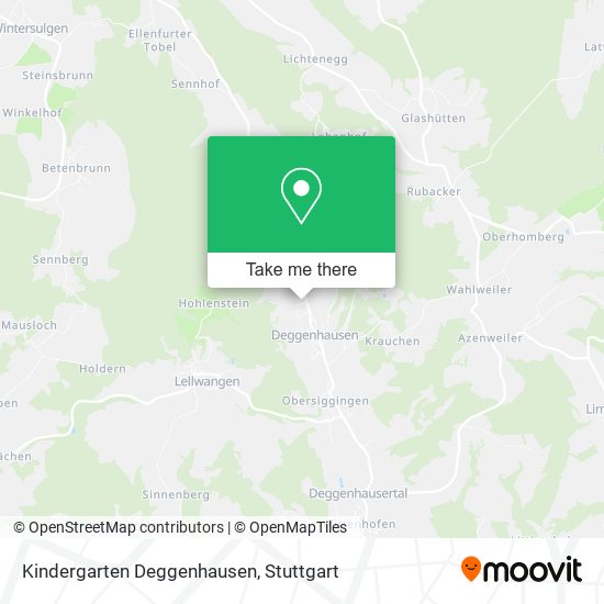 Kindergarten Deggenhausen map