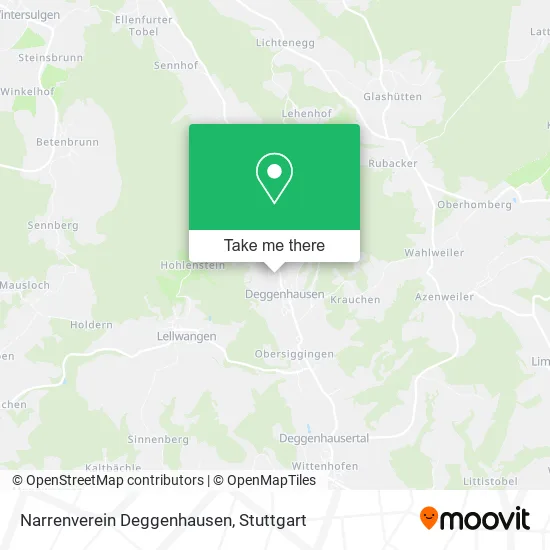 Карта Narrenverein Deggenhausen